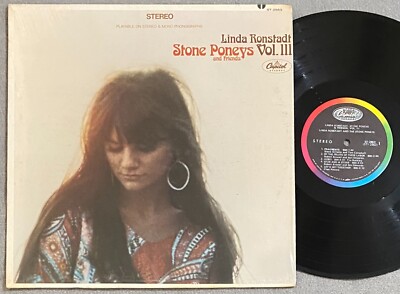 LINDA RONSTADT & STONE PONEYS Vol III CAPITOL LP Folk Psych Shrink EX/NM