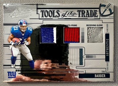 Tiki Barber 2005 Donruss Tools Of The Trade Game Worn Patch #TT-91 Giants /10