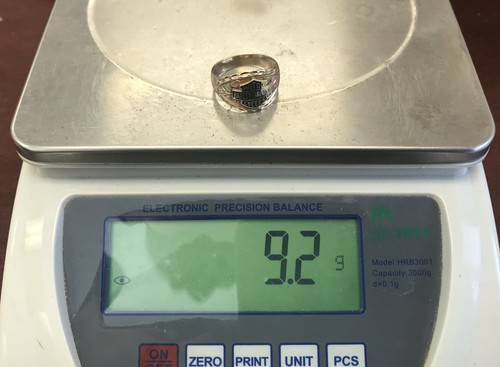 Men’s 10k Yellow Gold Harley Davidson Black Hills Gold Ring Size 14.5