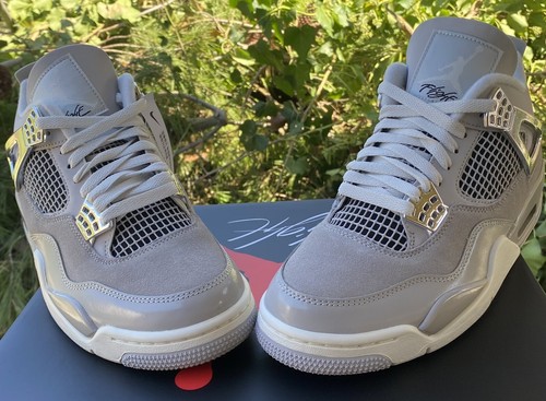 Pre-owned Jordan 4 Frozen Moments All Sizes 11w, 10.5w, 9.5w, 9w, 8.5w, 8w, 7.5w, 7w, 6.5w In Gray