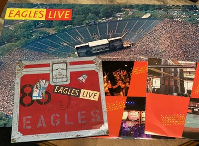 EAGLES - EAGLES LIVE 1980 Vinyl 2LP BB-705 Columbia House Club Edition w/ POSTER