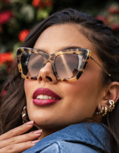 Pre-owned Miu Miu Mu01ws - 7s00a7 Tortoise Sunglasses
