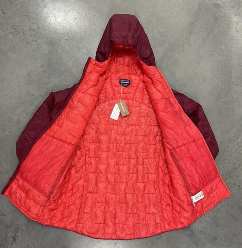 Pre-owned Patagonia Womens Das Light Hoody Jacket Roamer Red Size Xl Msrp $329