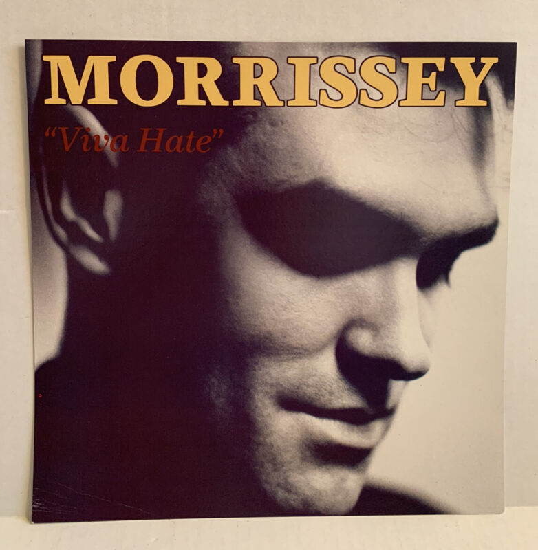 Original 1988 Morrissey Viva Hate 12" LP Album Cover Flat Promo Sire Smiths RaRe