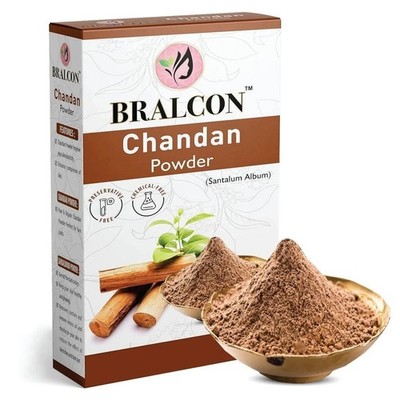 Bralcon Chandan Powder, Santalum Album 100gm