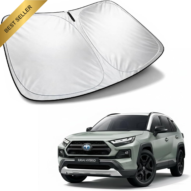 Windscreen Sun Shade for Toyota RAV4 2019-2025, Custom Fit Front Window Sunshade