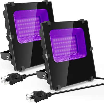 400W Black Light Flood Lights, Outdoor High Power LED Black Lights Waterproof 39