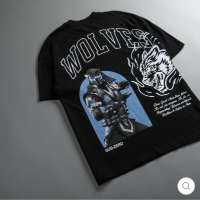 DARC SPORT X MORTAL KOMBAT SUB ZERO  ICE  (EXTREMELY RARE) SHIRT- X LARGE