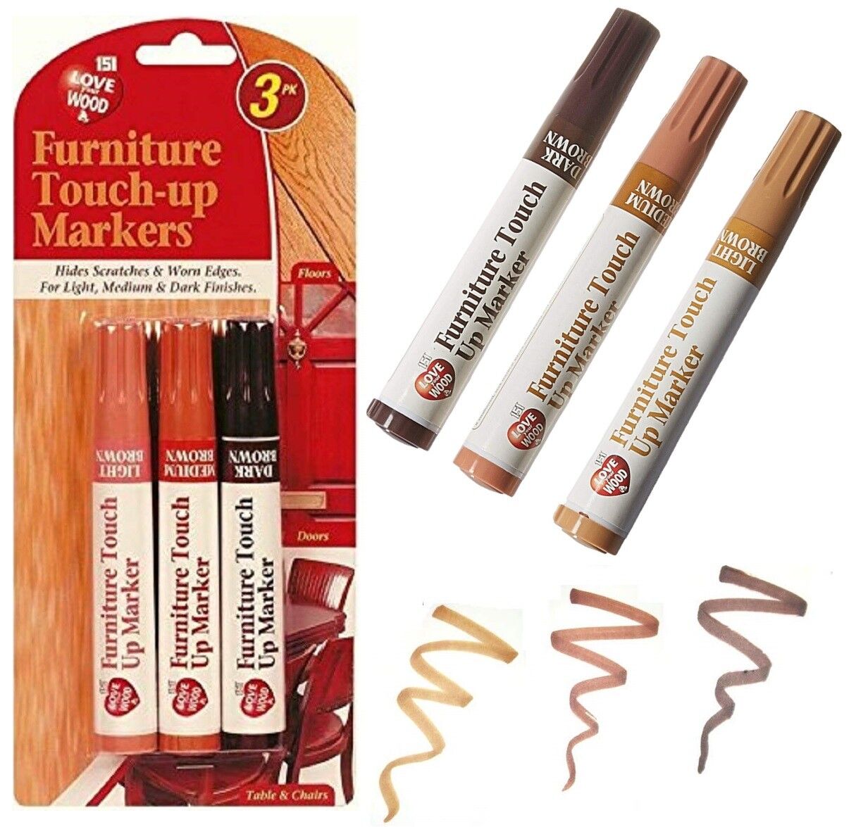 New Furniture Touch Up Pen Markers To Repair Laminate Wood Floor