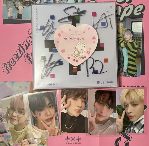 TXT Minisode1: Blue Hour - Signed by ALL MEMBERS + Ot5