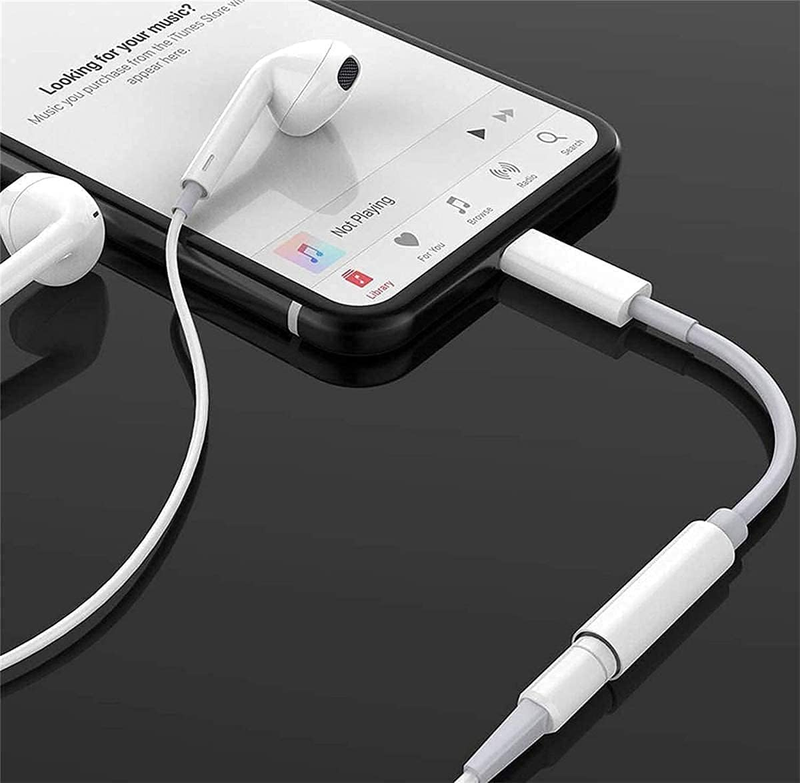 Lightning to 3.5 mm Headphone Jack Adapter, [Apple MFi Certified] 3 Pack iPhone