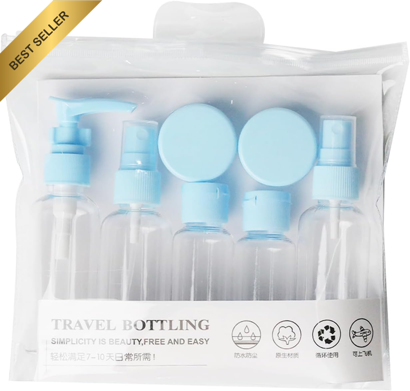 Travel Cosmetic Dispenser Bottles Set – Portable Press-Type Containers for Found
