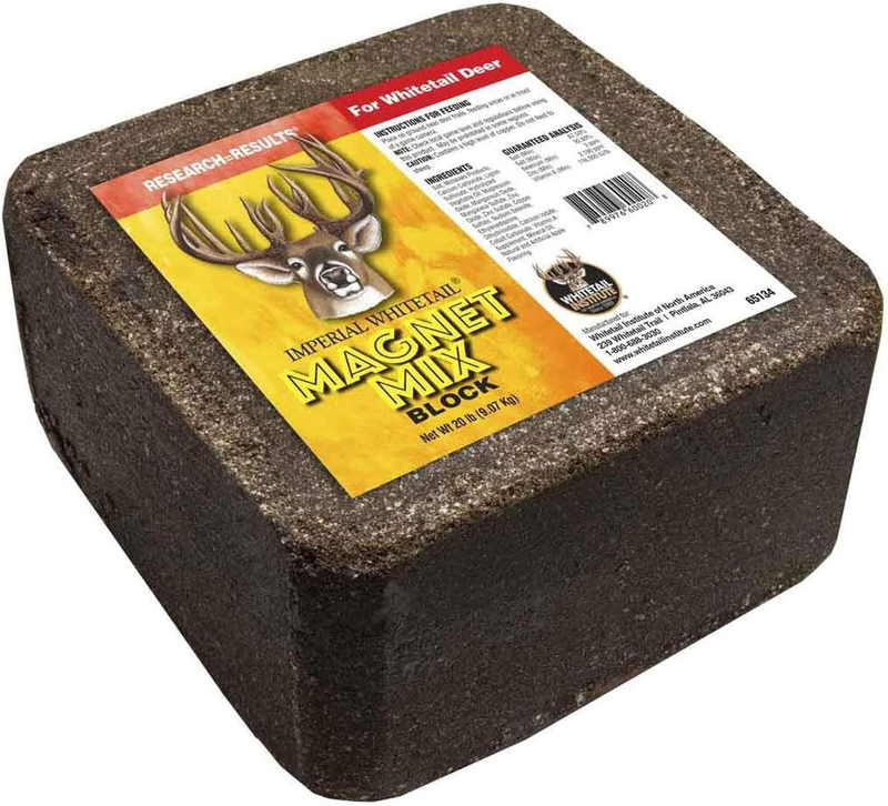 Magnet Mix Deer Attractant Block Portable Mineral Salt Lick with Devour Flavor a