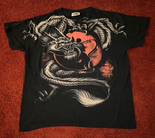 90s YING-YANG インヤン 陰陽 tee ロング Tシャツ USA製 90s YING-YANG インヤン 陰陽 tee ロング Tシャツ USA製