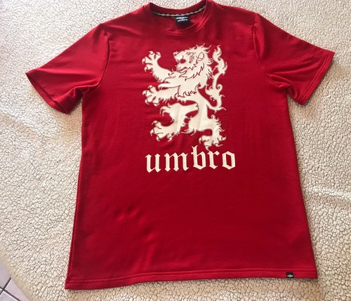 Mens Umbro Middlesbrough Scottish Red Short Sleeve Tiger
