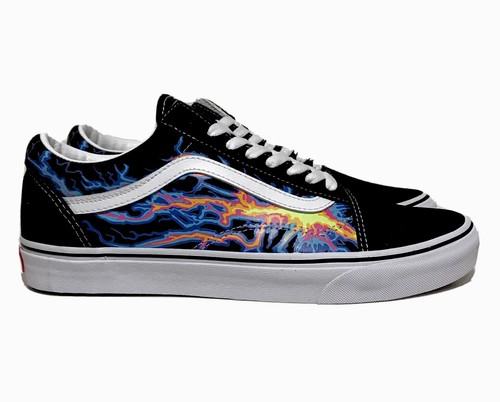 Vans Old Skool Electro Flames Mens Size 11 Skateboarding