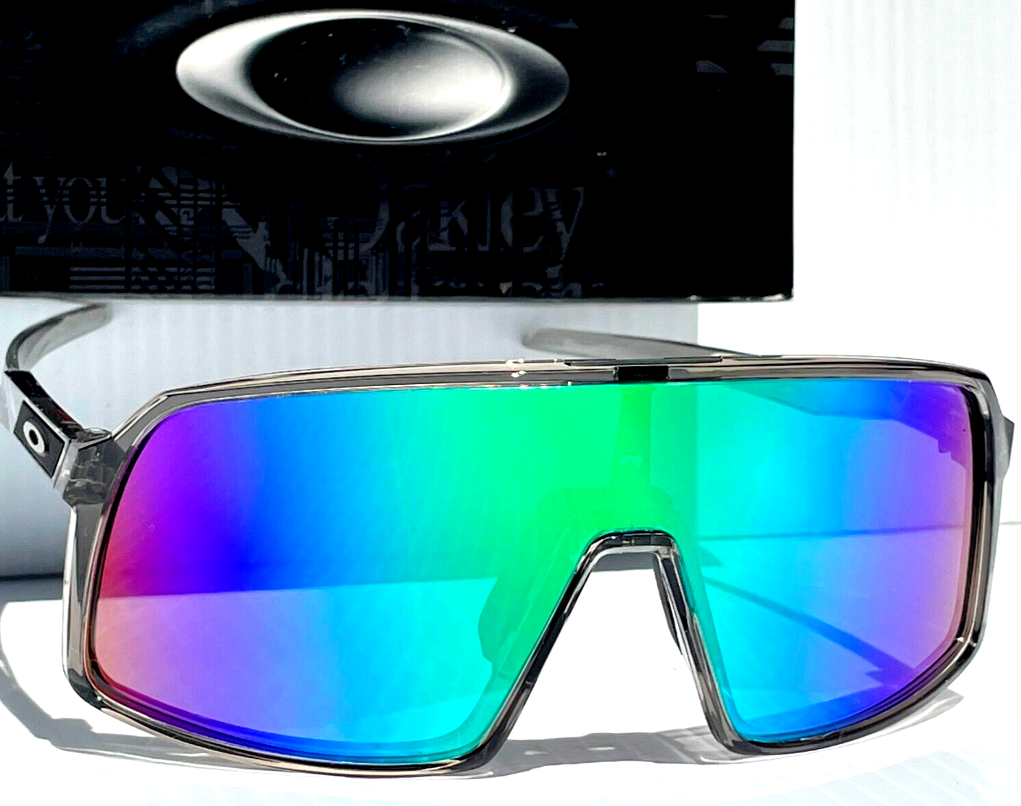 NEW Oakley Low Bridge SUTRO Grey Smoke POLARIZED Galaxy Jade