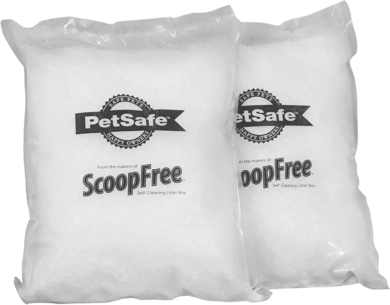 Crystal Cat Litter, Works w/ Any Traditional Litter Box, 2 Bags (4.3 Lb Each)