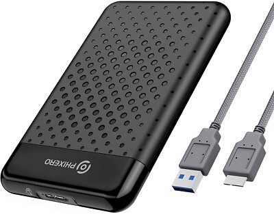 Black USB 3.0 2.5'' inch SATA HDD External Hard Drive Disk Enclosure Case UASP