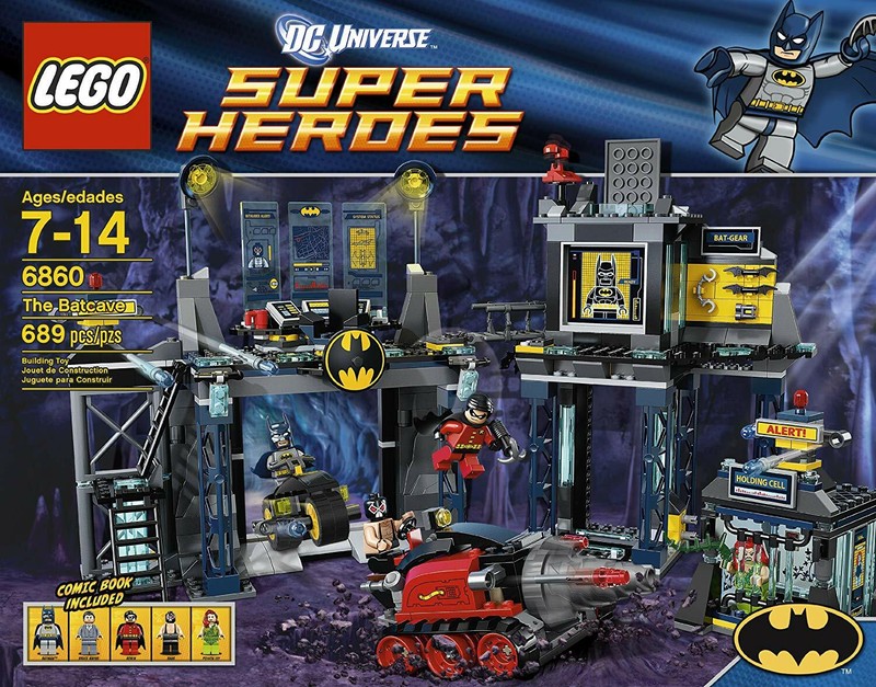 LEGO DC Comics Super Heroes Batman 6860 The Batcave Bruce Wayne