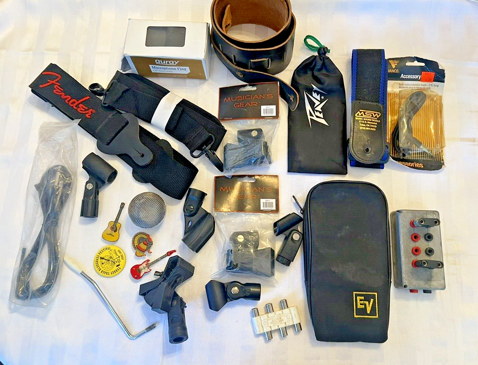 S Microphone Holder Pins Bags Accessories
