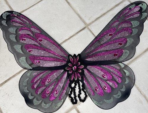 BUTTERFLY WINGS PINK SHIMMERING COSTUME ACCESSORY 28” | eBay