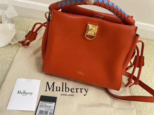 【MULBERRY】IRIS BAG MEDIUM Pre Owned Mulberry Medium Iris Tote Bag - Shop Prestige