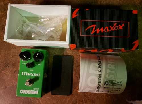 Maxon OD808 Overdrive Guitar Effect Pedal  ORIGINAL BOX  FREE SHIPPING