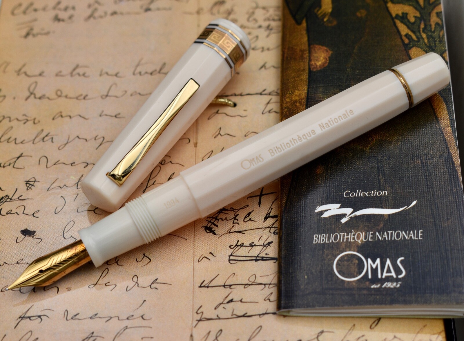 OMAS MCMLXXXVIII 1988 万年筆 14K F 訳アリ