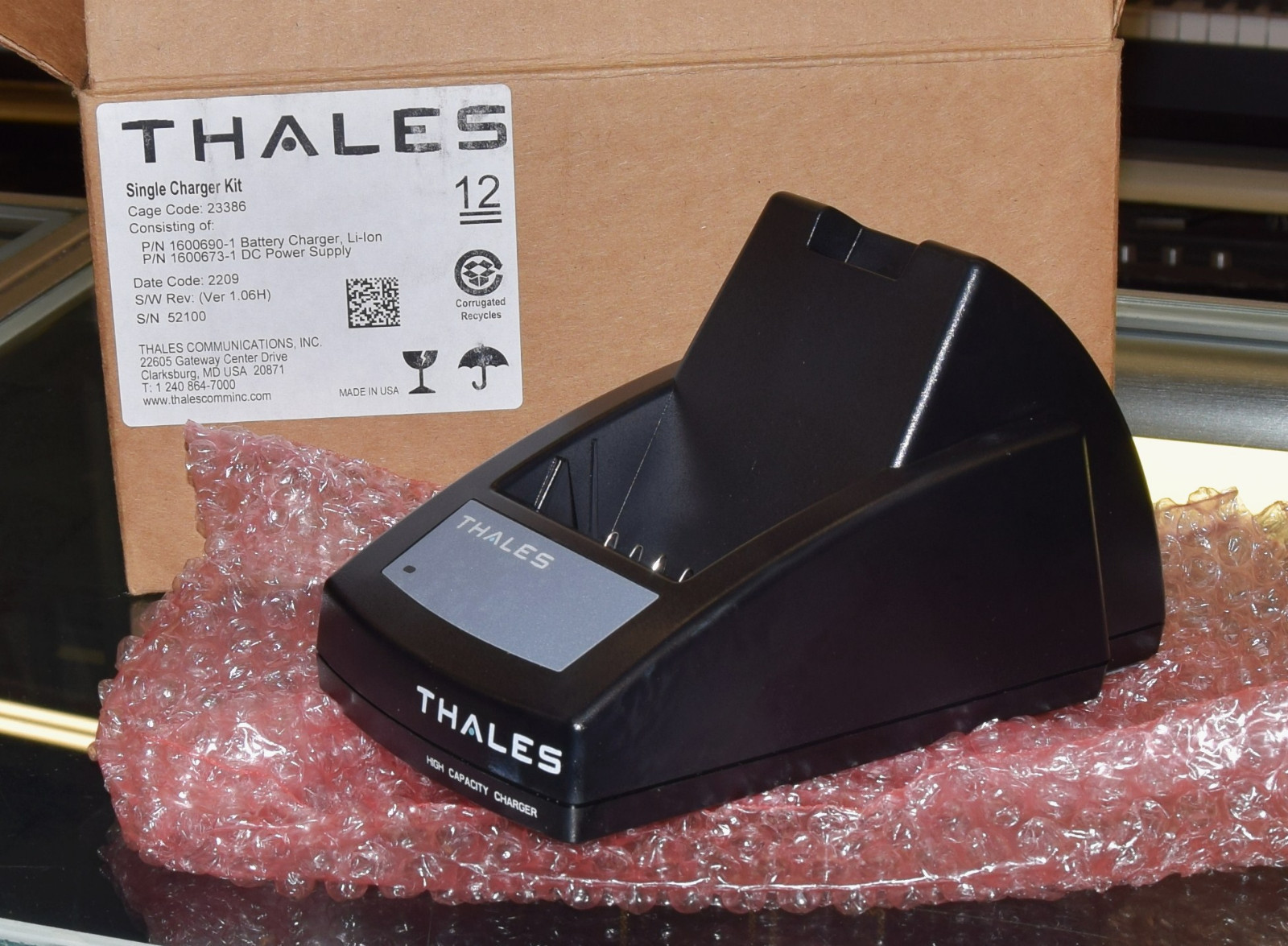 THALES PRC-148バッテリーケース（Thales PRC-148 MBITR Lithium