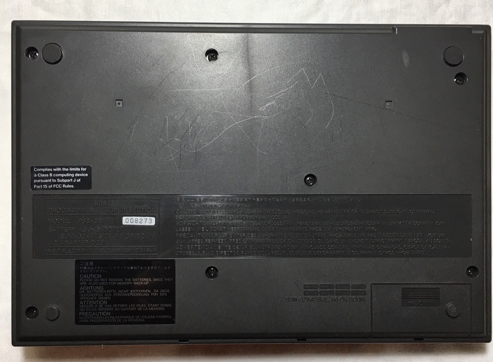 KORG PSS-50 Super Section Vintage with power supply