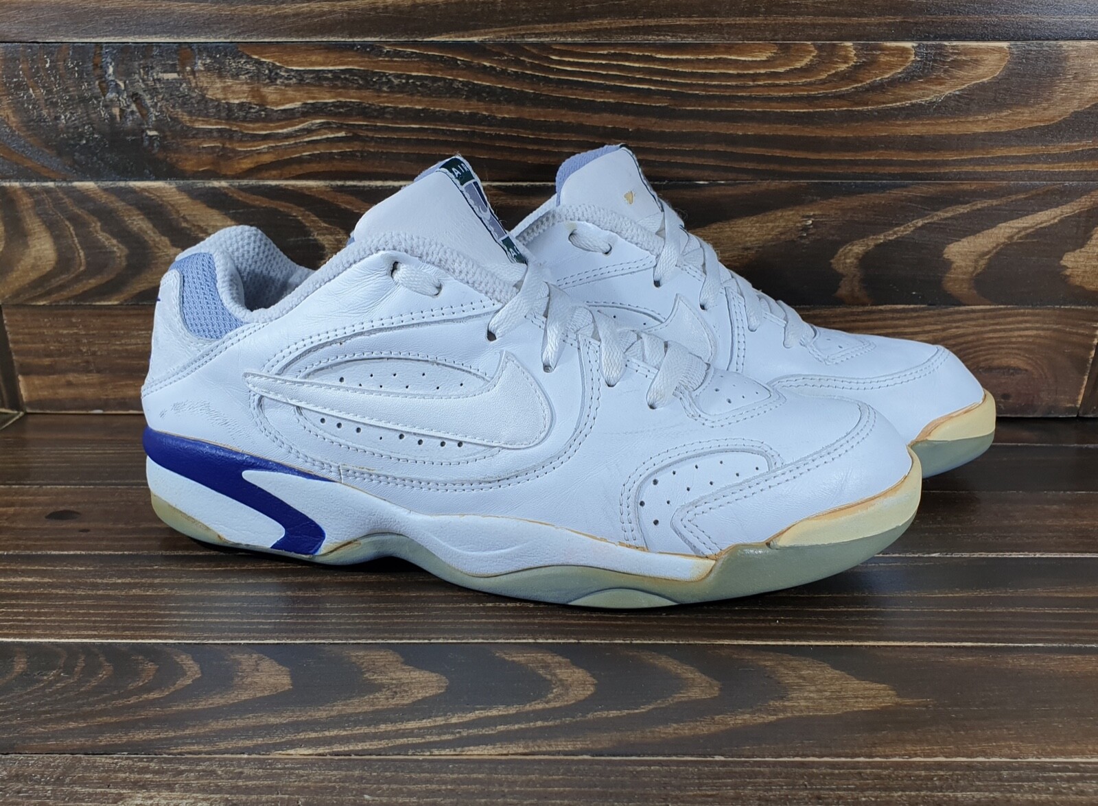 Vintage Nike Air Ace Mens Sneakers Lace Up White Very Rare Retro Shoes |  eBay