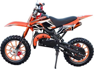 Mini Cross Dirt Bike 49 ccm 2-Takt 10 Zoll Orange für Kinder Modell 2025 HMParts