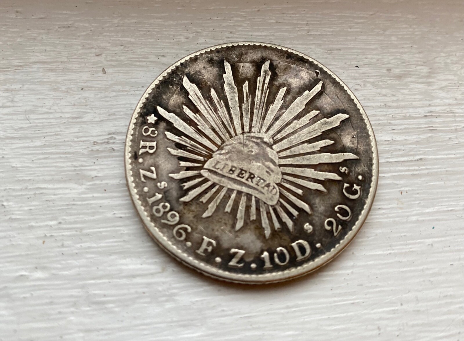 NGC UNC-D メキシコ 1892CA 8R 銀貨　未使用 NGC UNC-D メキシコ 1892CA 8R 銀貨 未使用 NGC 鑑定済み