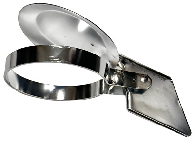 5'' Chrome Rain Cap for many tractors with vertical exhaust mufflers