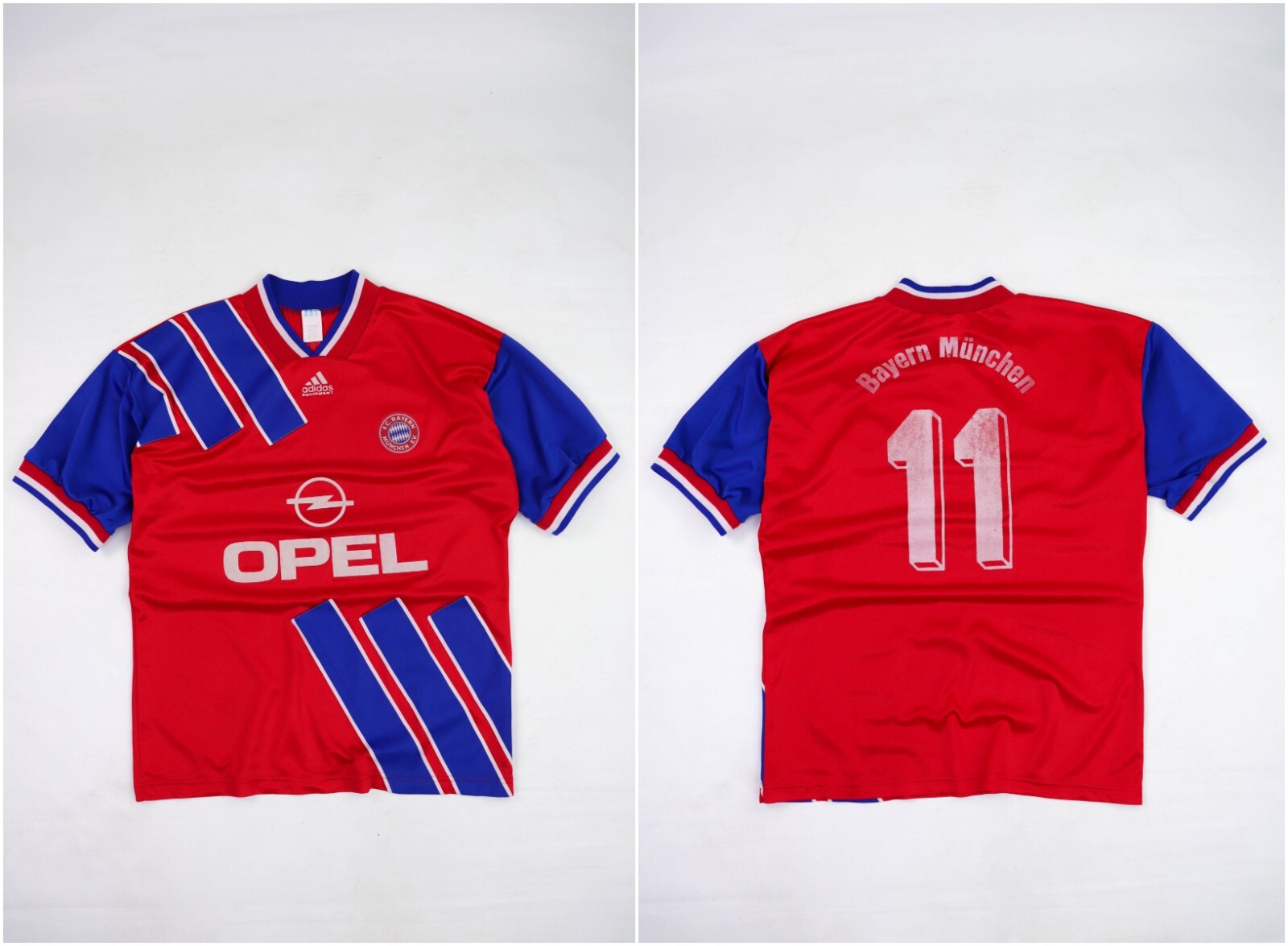 90s adidas equipment FC Bayern München Adidas Equipment Vintage Bayern Munchen 1993-1995 Home