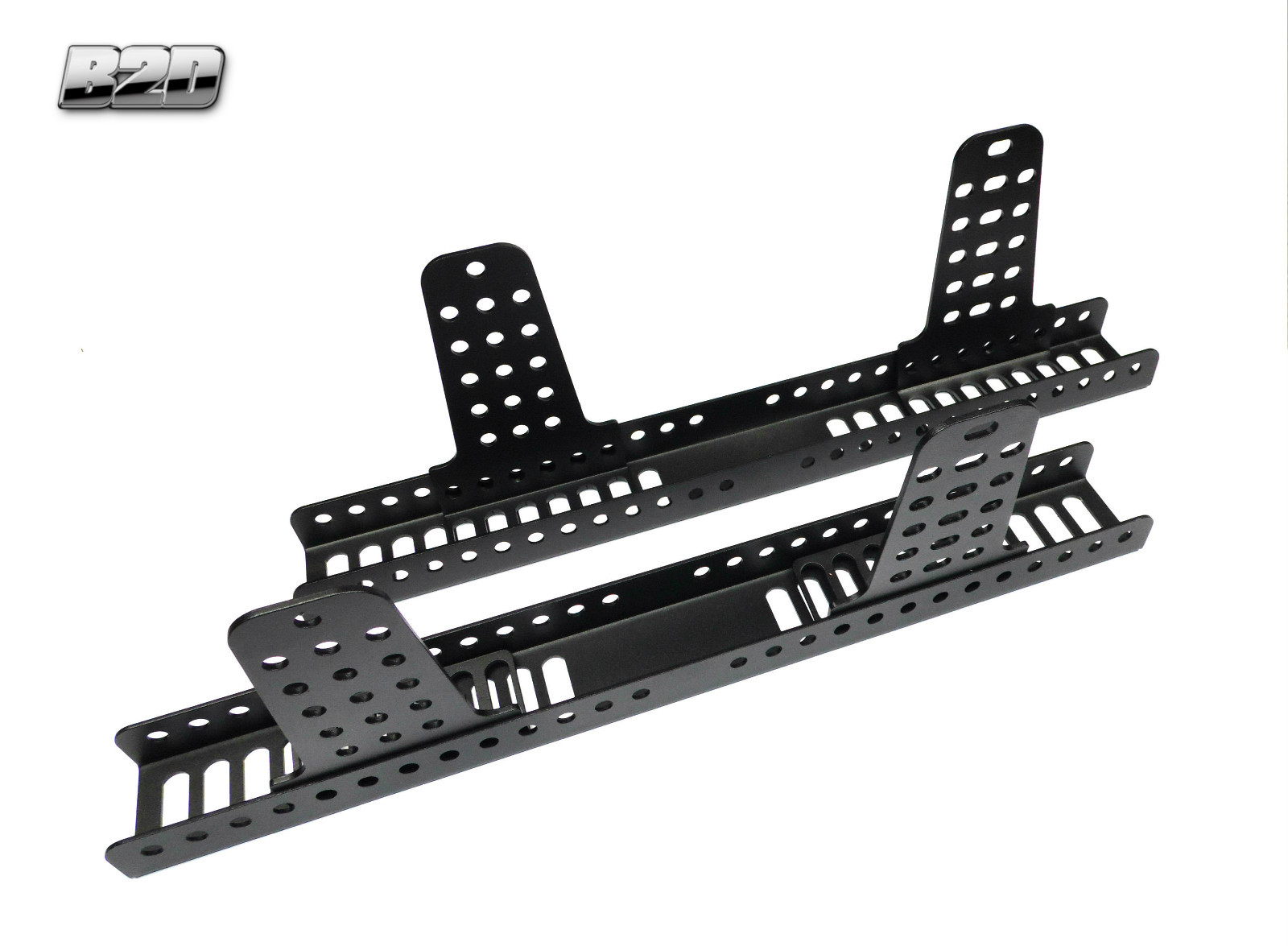 Universal bucket seat adjustable side mounts Steel 3mm 0062 eBay