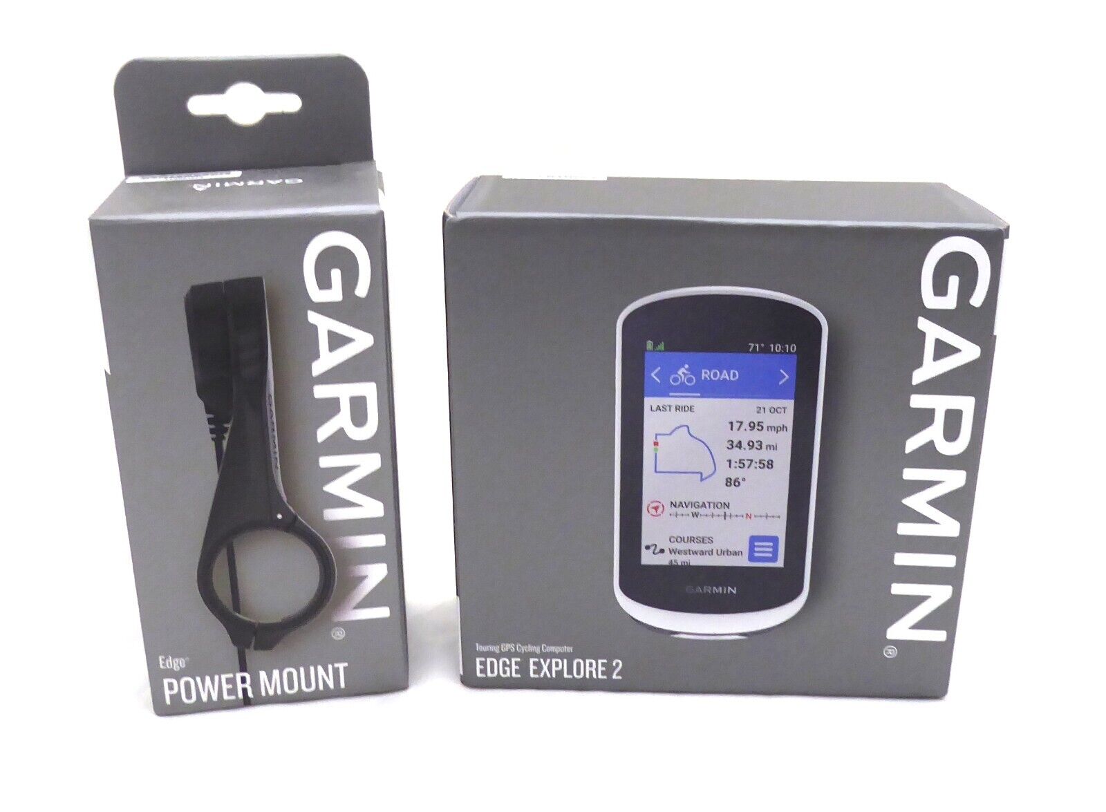 Garmin Edge Explore 2 Power Mount Bundle includes Power Mount Garmin Edge Explore 2 Power Mount Bundle includes Power Mount