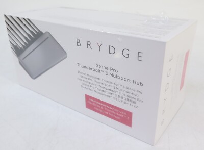 Brydge Stone Pro Docking Station Thunderbolt 3 Space Gray Brand New, BRYSTONEPRO