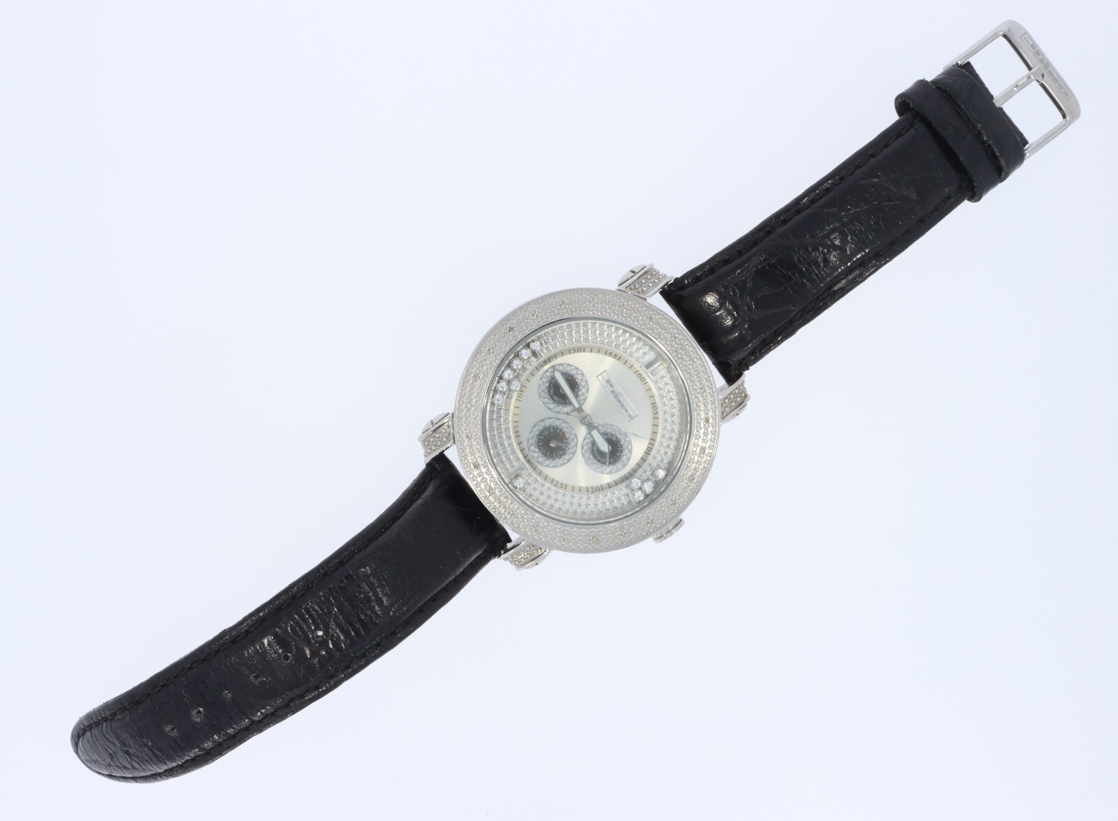 Men's Jo-jino J-127 Floating Diamond Chronograph Watch Men's Jo-jino J-127 Floating Diamond Chronograph Watch