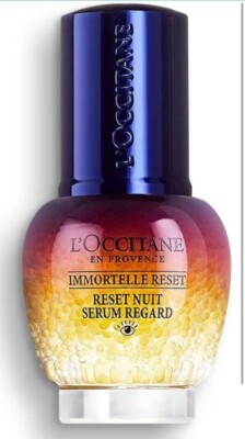 L'Occitane Immortelle Reset Overnight Reset Eye Serum 0.5oz Rested Glowing Look