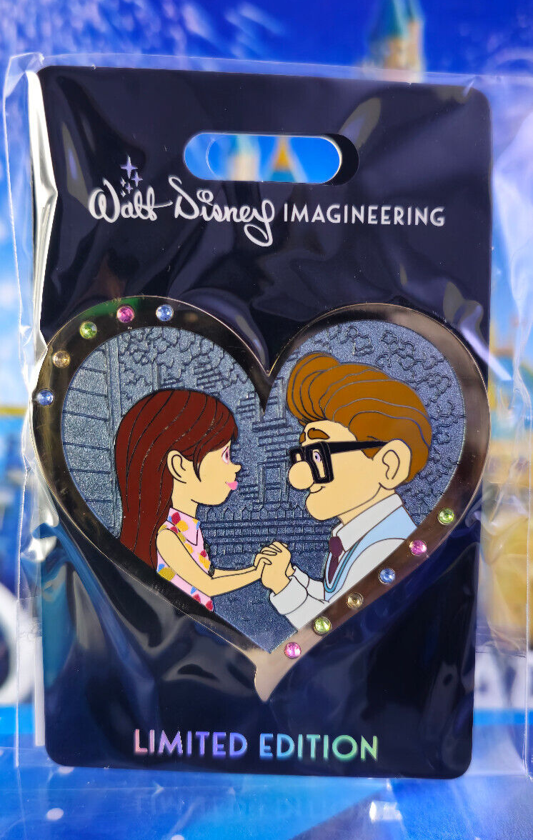 Disney WDI Pin - Valentine's Gem Hearts 2025 Ellie & Carol