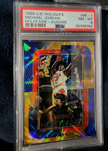 Au GOLD MICHAEL JORDAN SSP HOLOGRFX #HF-1AU AUSOME HOLOFAME