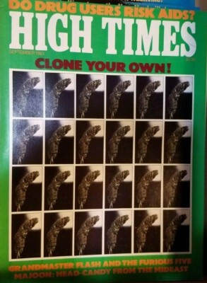 HIGH TIMES CLONE YOUR OWN BUDS VINTAGE SEPT 1983 MARIJUANA