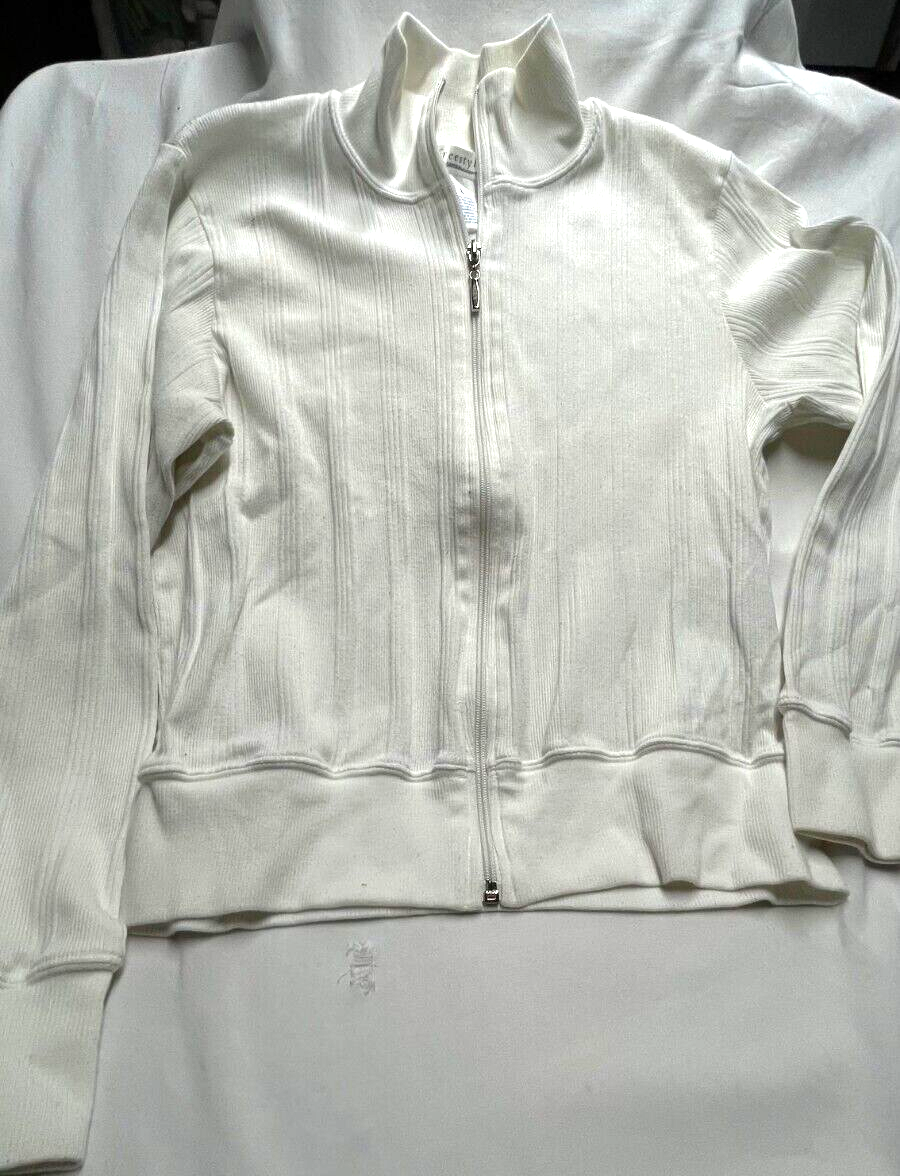 danskin STRETCH DOUBLE WEAVE JACKET ホワイト danskin STRETCH DOUBLE WEAVE JACKET ホワイト Amazon.com