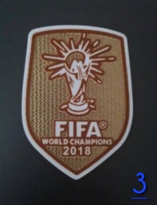 World Cup Champions Winner 2018 patch France Les Bleus Soccer badge Francia...#3