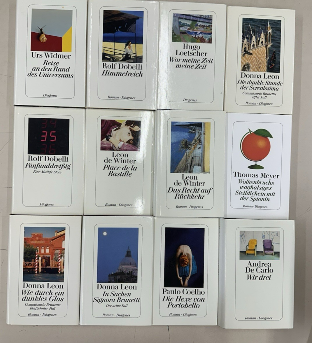 48 x Diogenes - Konvolut - Sammlung - Bcher Pakete 63