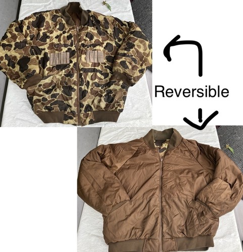 ジャケット・アウター Reversible Puffy Work Jacket Tribal Camo Supreme Reversible Puffy Work Jacket (FW19) - $218
