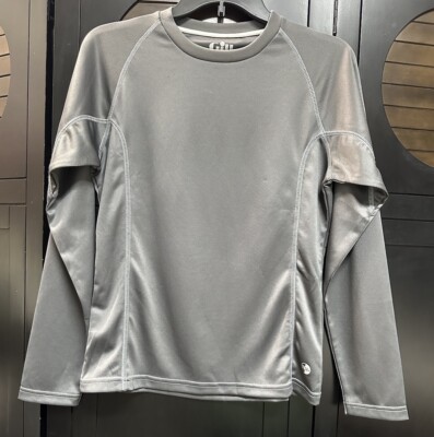 Gill Marine Tec Womens Sz 8 Pullover Long Sleeve Shirt UV 50+ Fishing Activewear