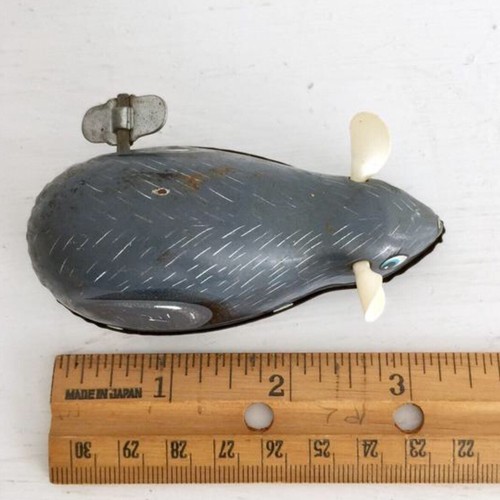 antique Tin-Litho Wind-Up Mouse